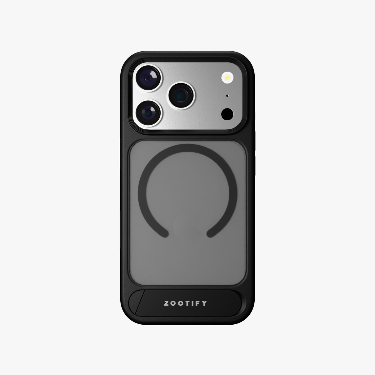 Frostand – Black Frosted MagSafe Case Cover with Kickstand for iPhone 17 Pro Max