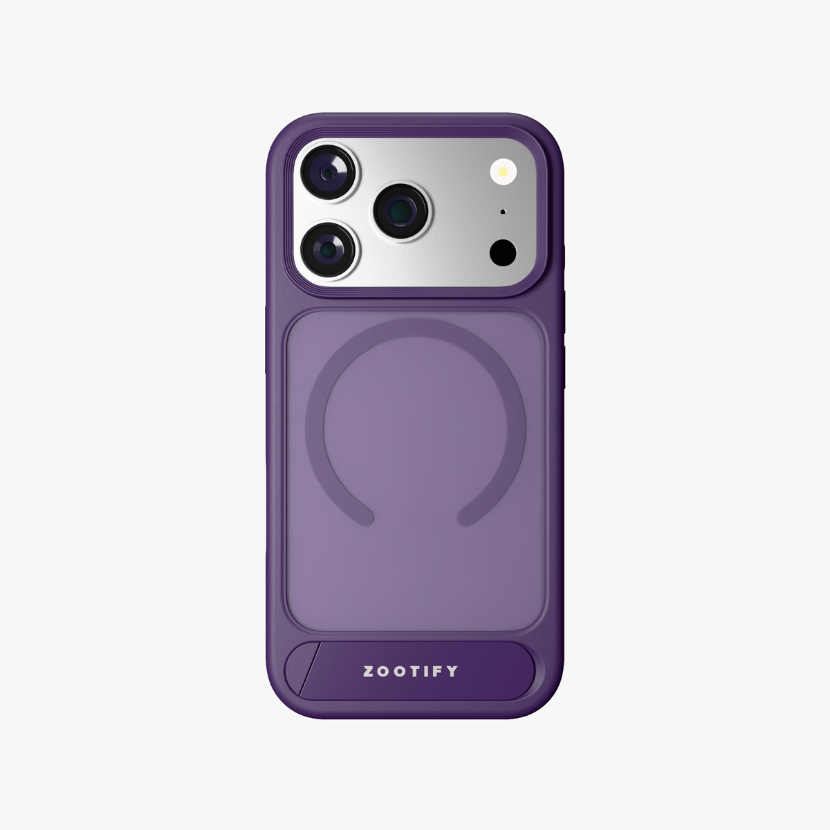 Frostand – Purple Frosted MagSafe Case Cover with Kickstand for iPhone 17 Pro Max
