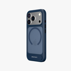 Frostand – Blue Frosted MagSafe Case Cover with Kickstand for iPhone 17 Pro Max