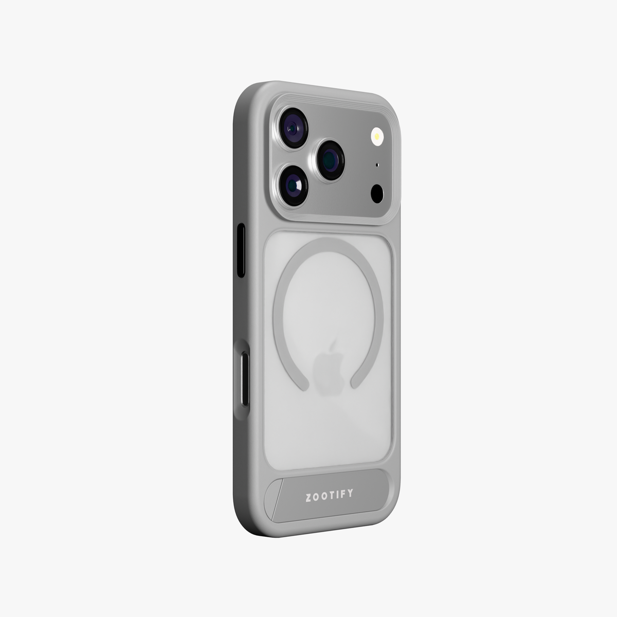 Frostand – Grey Frosted MagSafe Case Cover with Kickstand for iPhone 18 Pro