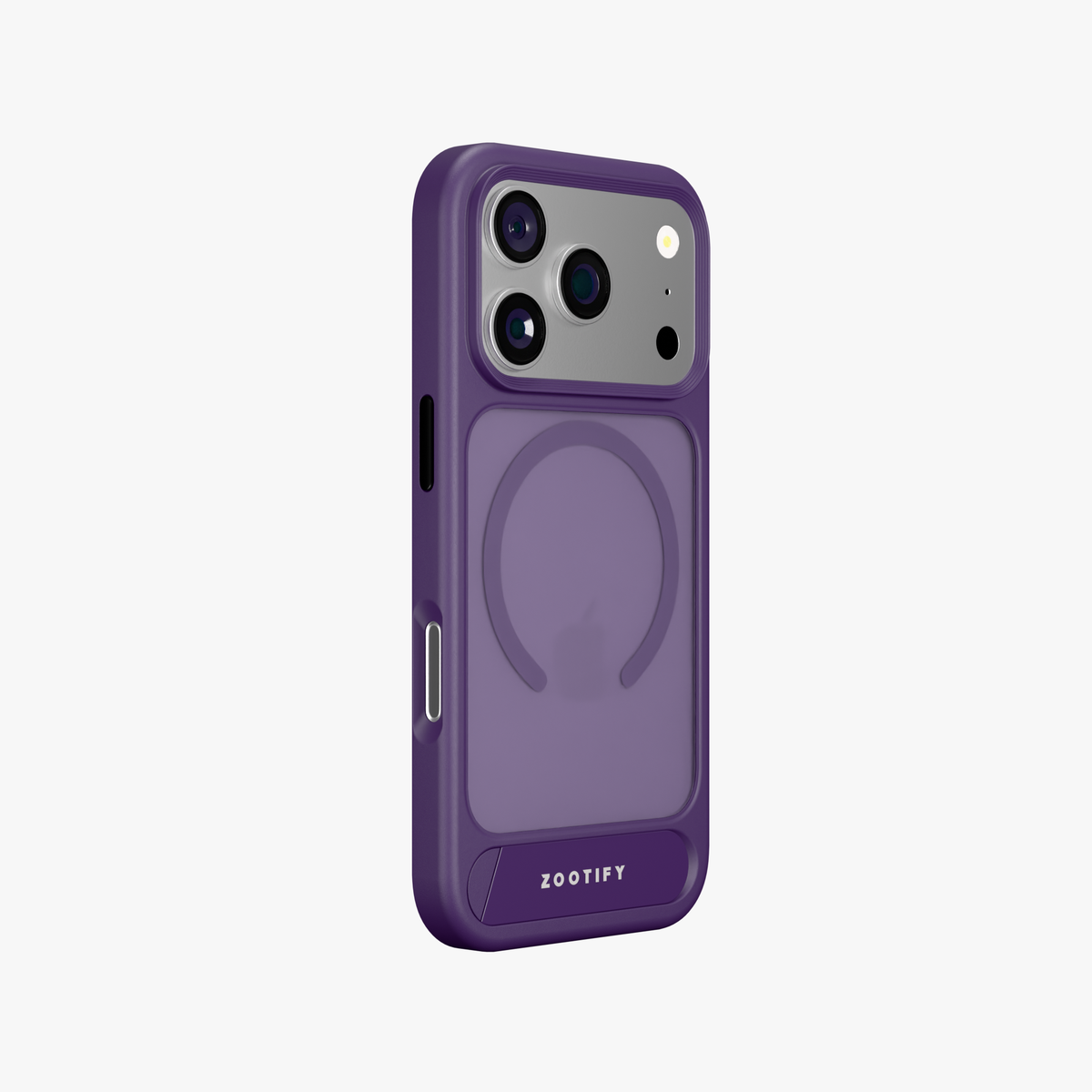Frostand – Purple Frosted MagSafe Case Cover with Kickstand for iPhone 18 Pro