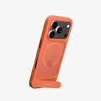 Frostand – Orange Frosted MagSafe Case Cover with Kickstand for iPhone 18 Pro
