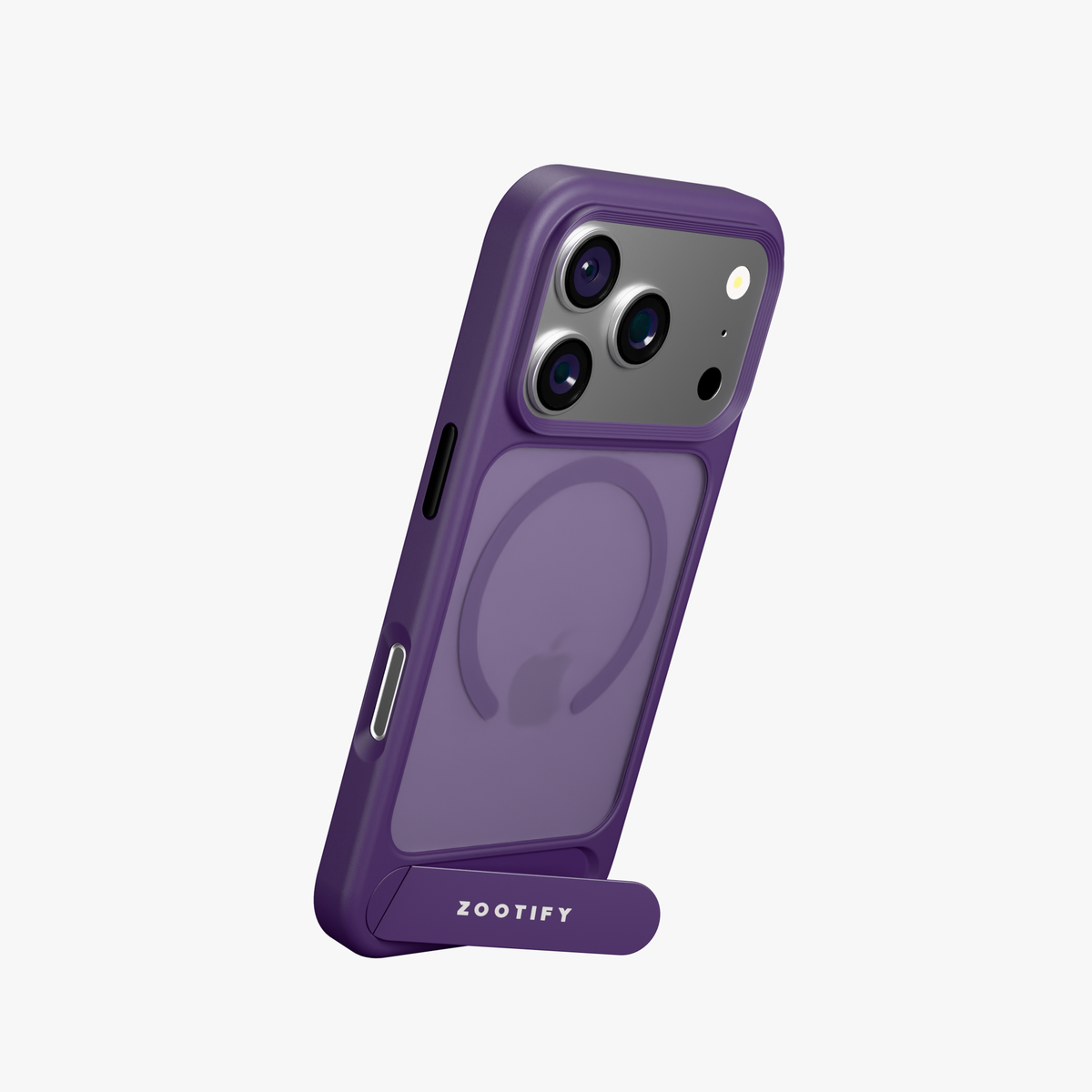 Frostand – Purple Frosted MagSafe Case Cover with Kickstand for iPhone 18 Pro