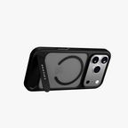 Frostand – Black Frosted MagSafe Case Cover with Kickstand for iPhone 17 Pro