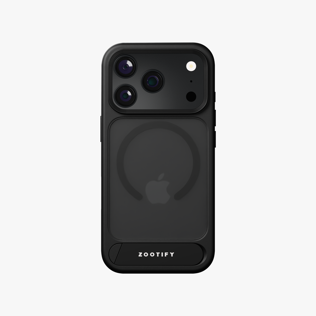 Frostand – Black Frosted MagSafe Case Cover with Kickstand for iPhone 18 Pro Max