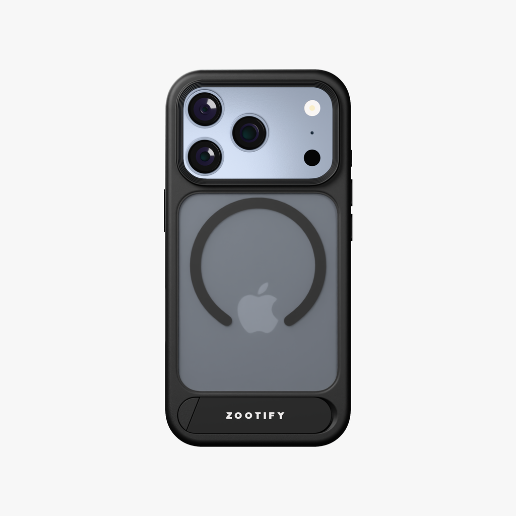 Frostand – Black Frosted MagSafe Case Cover with Kickstand for iPhone 18 Pro Max