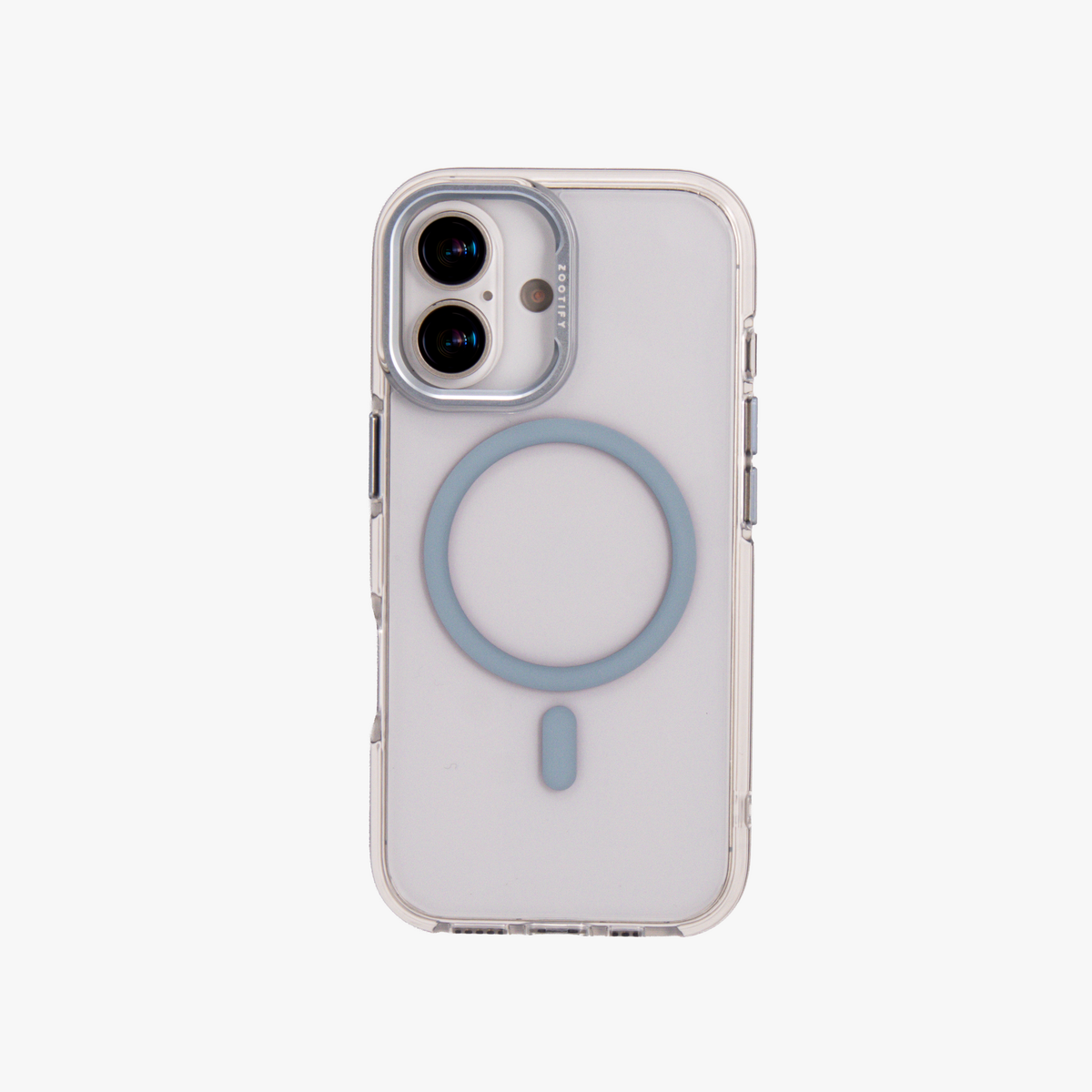 Ironclad – Transparent Blue MagSafe Case Cover for iPhone 17