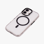 Ironclad – Transparent Black MagSafe Case Cover for iPhone 17