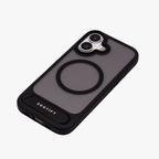 Frostand – Black Frosted MagSafe Case Cover with Kickstand for iPhone 17