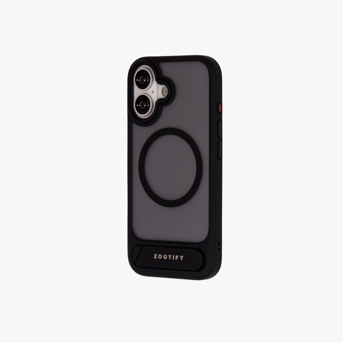 Frostand – Black Frosted MagSafe Case Cover with Kickstand for iPhone 17