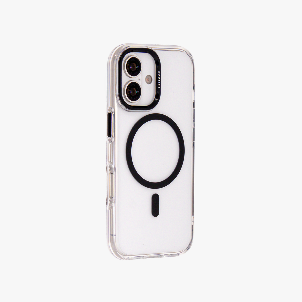 Ironclad – Transparent Black MagSafe Case Cover for iPhone 17