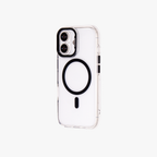 Ironclad – Transparent Black MagSafe Case Cover for iPhone 17