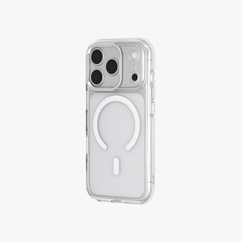 Ironclad – Transparent Silver MagSafe Case Cover for iPhone 18 Pro