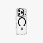 Ironclad – Transparent Black MagSafe Case Cover for iPhone 17 pro