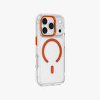 Ironclad – Transparent Orange MagSafe Case Cover for iPhone 18 Pro