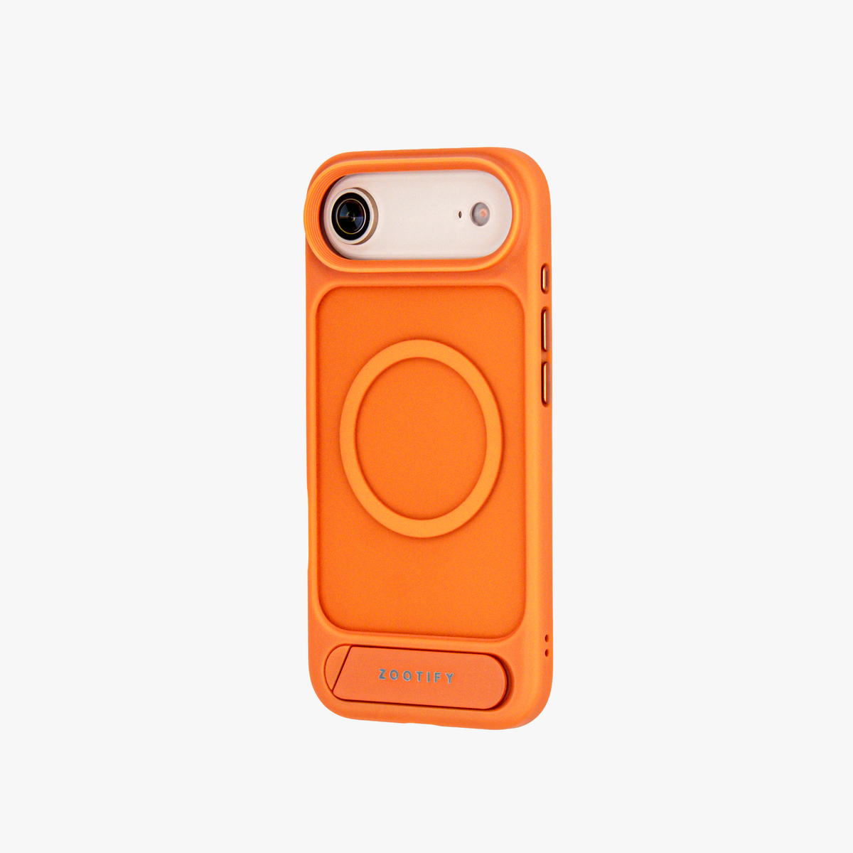 Frostand – Orange Frosted MagSafe Case Cover with Kickstand for iPhone 17 Air