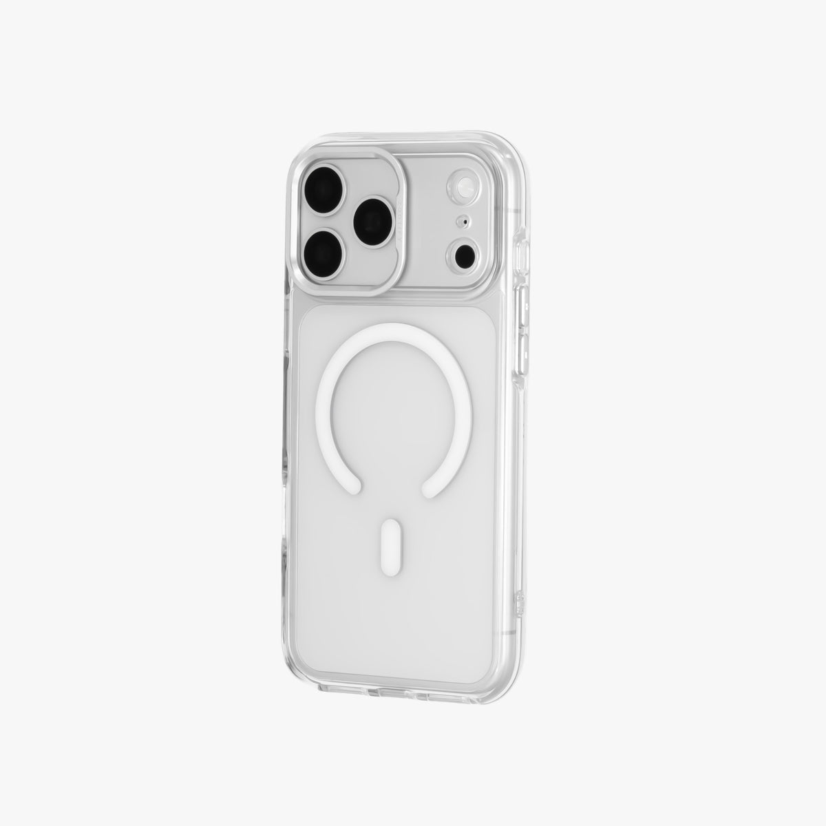 Ironclad – Transparent Silver MagSafe Case Cover for iPhone 17 Pro Max