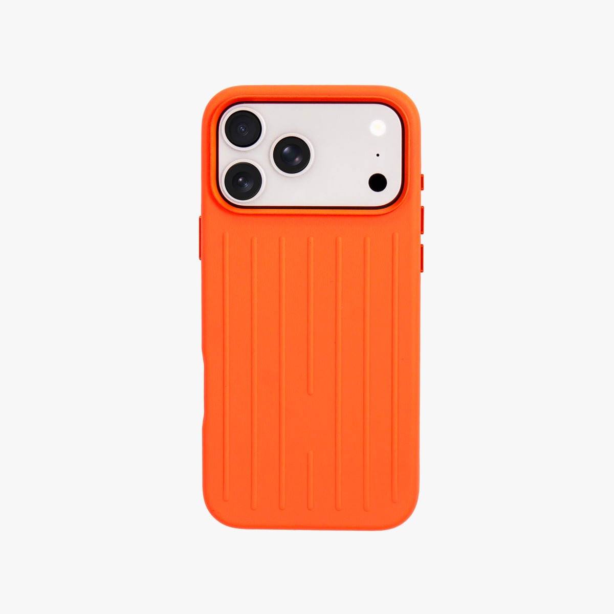Ridge  – Orange Premium Modern Leather-texture MagSafe Case Cover for iPhone 17 pro