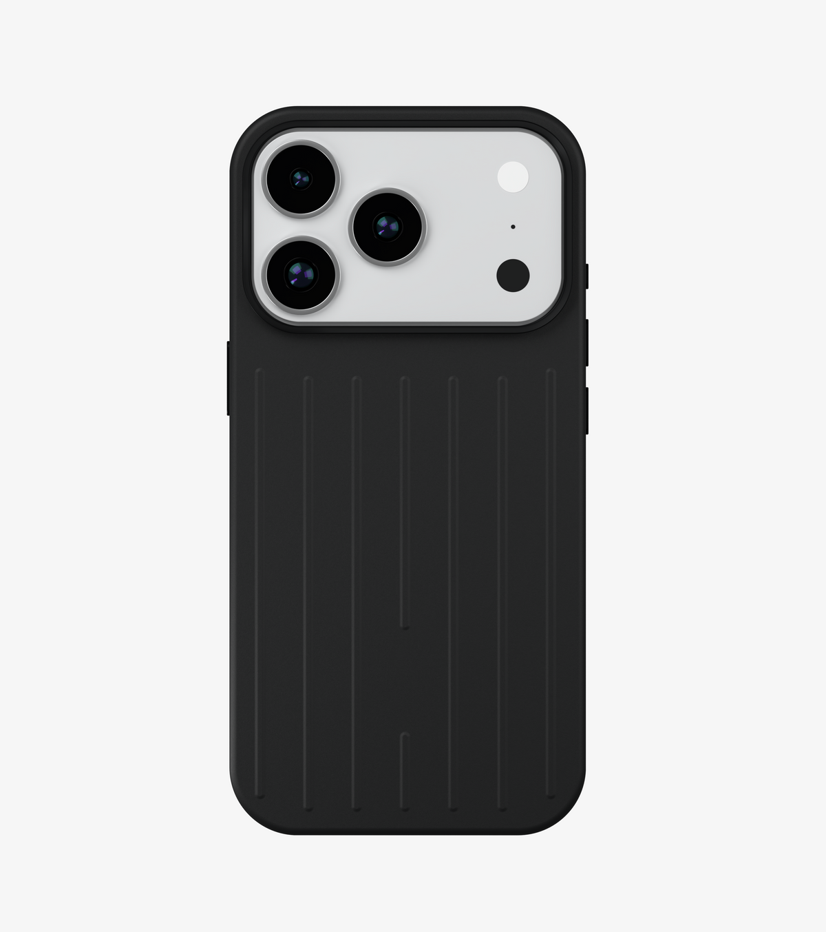 Ridge – Black Premium Modern Leather-texture MagSafe Case Cover for iPhone 18 Pro Max