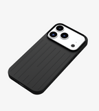 Ridge – Black Premium Modern Leather-texture MagSafe Case Cover for iPhone 18 Pro Max