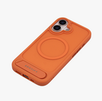 Frostand – Orange Frosted MagSafe Case Cover with Kickstand for iPhone 17