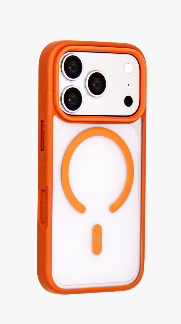 Haze  – Orange Frosted Premium MagSafe Case Cover for iPhone 17 pro