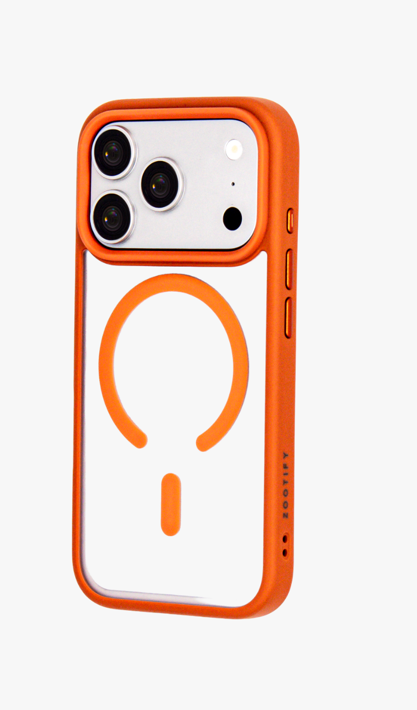 Haze  – Orange Frosted Premium MagSafe Case Cover for iPhone 17 pro