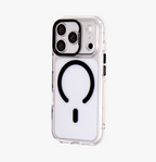 Ironclad – Transparent Black MagSafe Case Cover for iPhone 17 pro