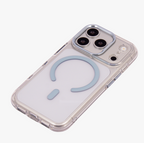 Ironclad – Transparent Blue MagSafe Case Cover for iPhone 17 pro