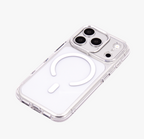 Ironclad – Transparent Silver MagSafe Case Cover for iPhone 17 pro