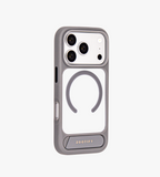 Frostand – Grey Frosted MagSafe Case Cover with Kickstand for iPhone 17 pro