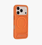 Frostand – Orange Frosted MagSafe Case Cover with Kickstand for iPhone 17 pro