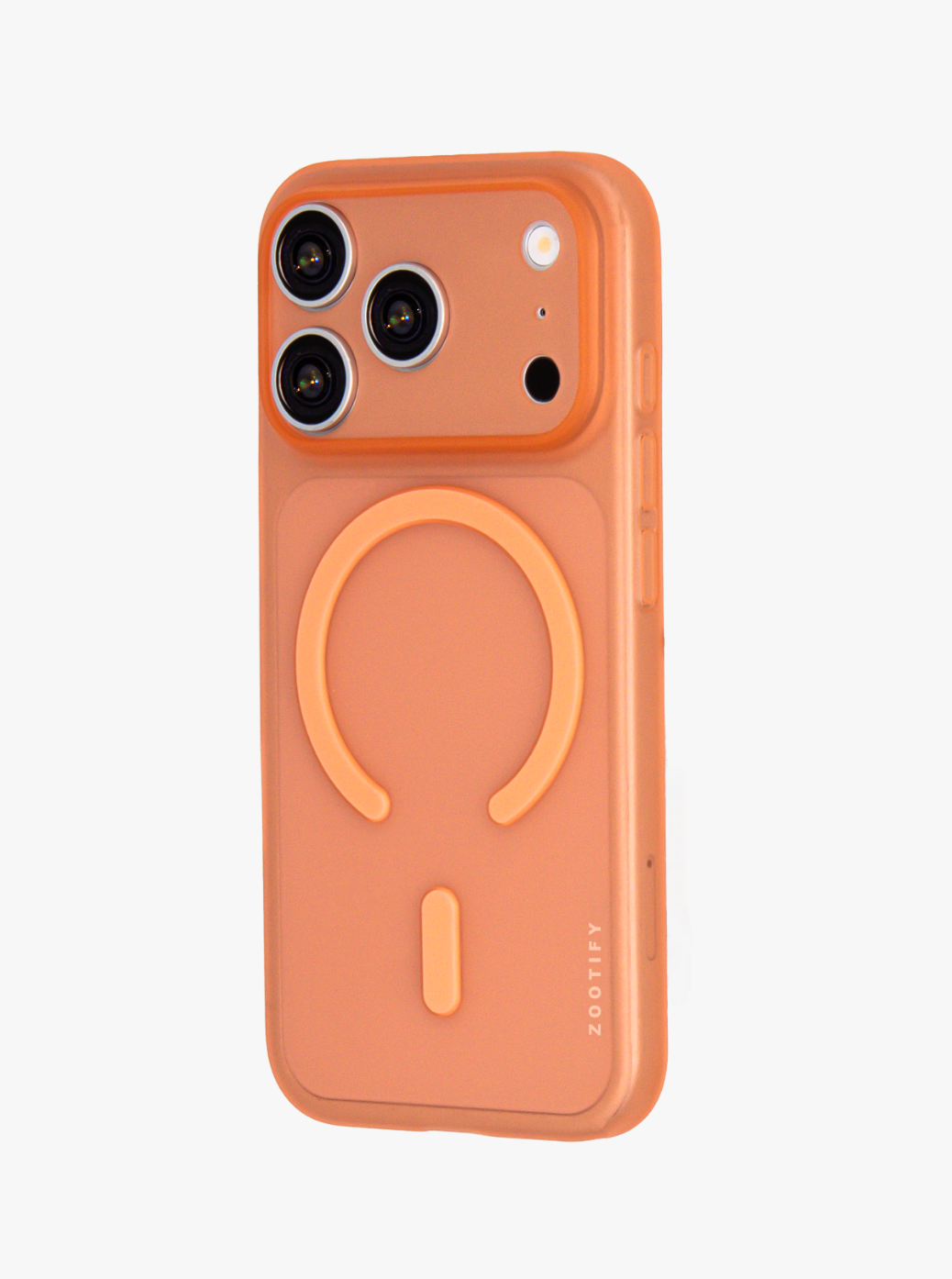 Textura – Orange PaperFeel MagSafe Case Cover for iPhone 17 pro