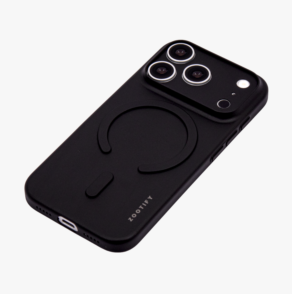 Textura – Black PaperFeel MagSafe Case Cover for iPhone 17 pro