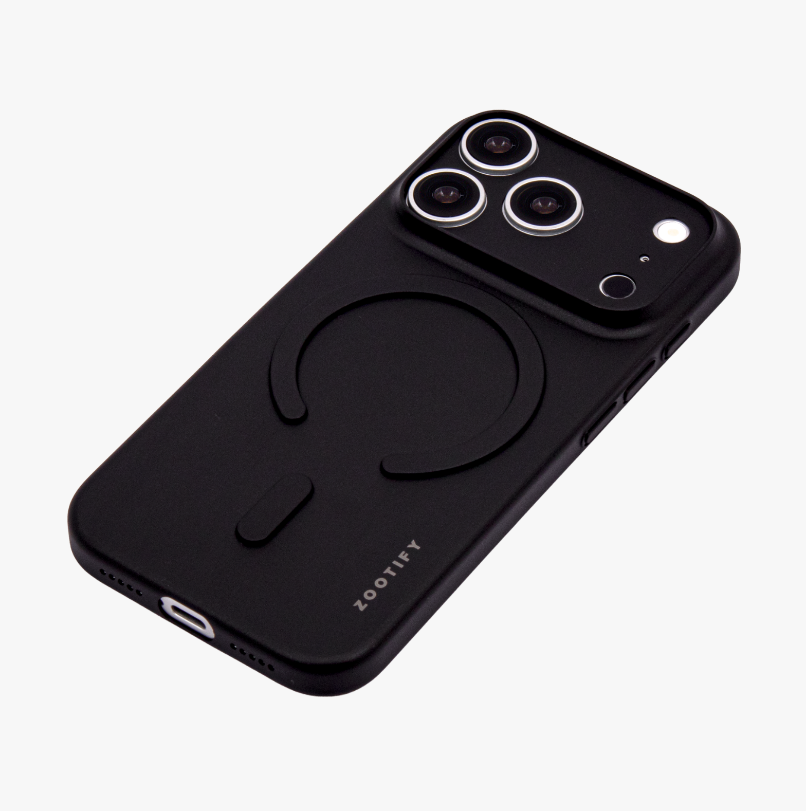 Textura – Black PaperFeel MagSafe Case Cover for iPhone 17 pro