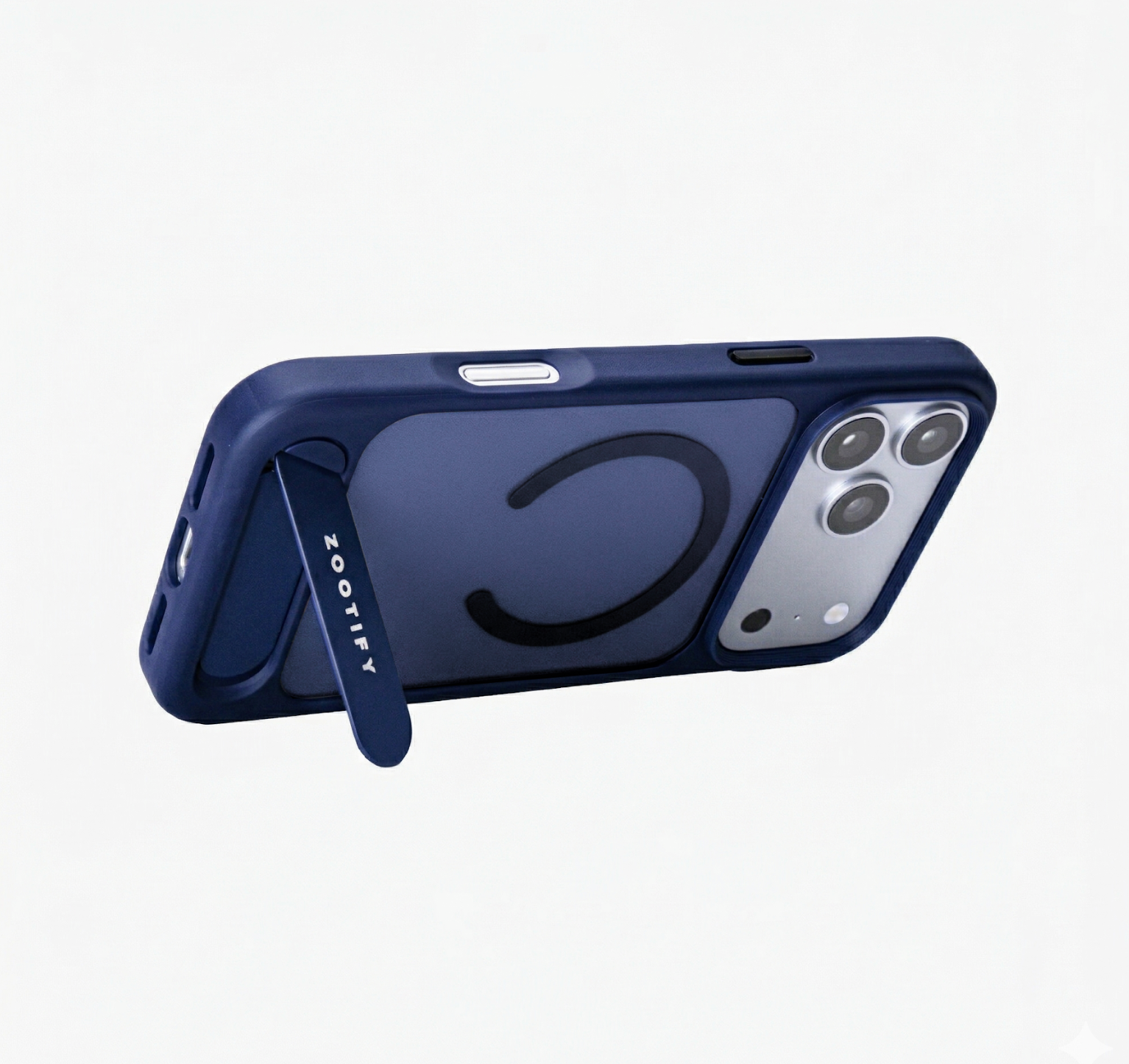 Frostand – Blue Frosted MagSafe Case Cover with Kickstand for iPhone 17 Pro MaxFrosted Finish Versatile Kickstand Premium Textured Grip