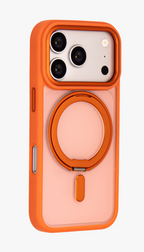 Orbit Grip – Orange O-Stand MagSafe case cover for iPhone 17 pro