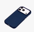 Primo – Blue Leather Premium MagSafe Case Cover for iPhone 17 pro