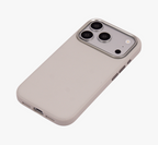 Primo – White Leather Premium MagSafe Case Cover for iPhone 17 pro