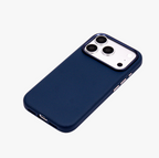 Primo – Blue Leather Premium MagSafe Case Cover for iPhone 17 pro