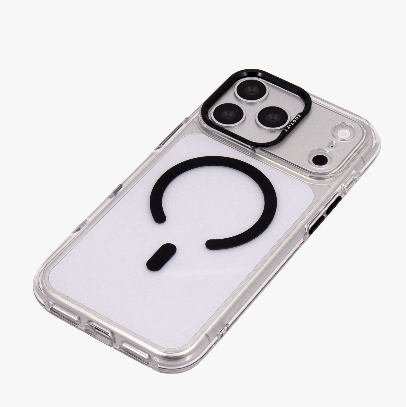 Ironclad – Transparent Black MagSafe Case Cover for iPhone 17 Pro Max