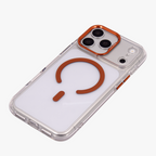 Ironclad – Transparent Orange MagSafe Case Cover for iPhone 17 Pro Max