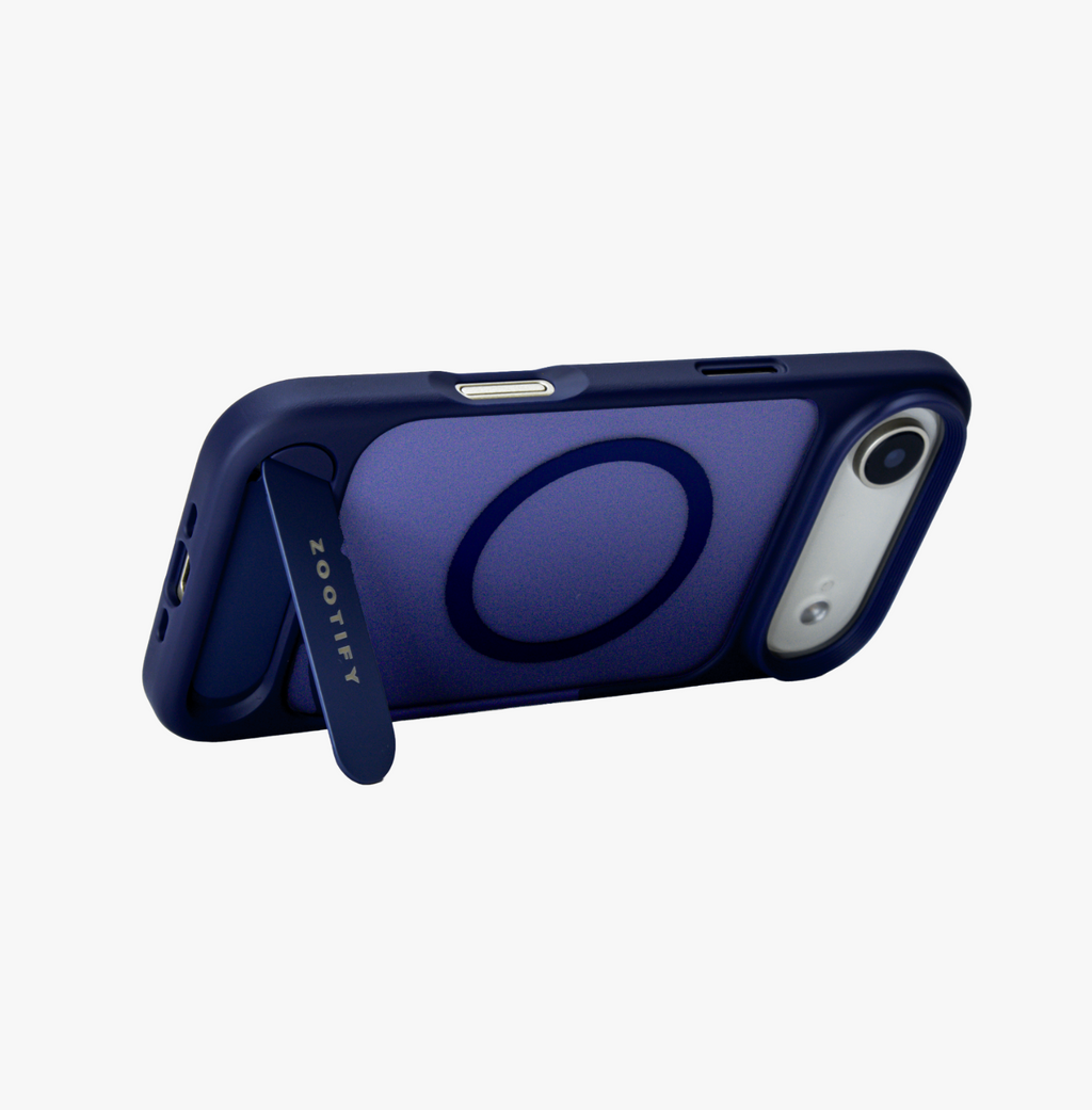 Frostand – Blue Frosted MagSafe Case Cover with Kickstand for iPhone 17 Air