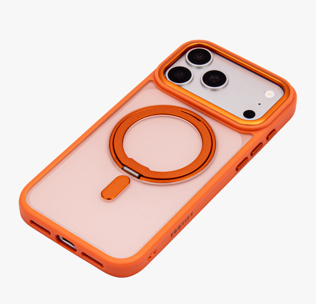 Orbit Grip – OrangeO-Stand MagSafe case cover for iPhone 17 Pro Max