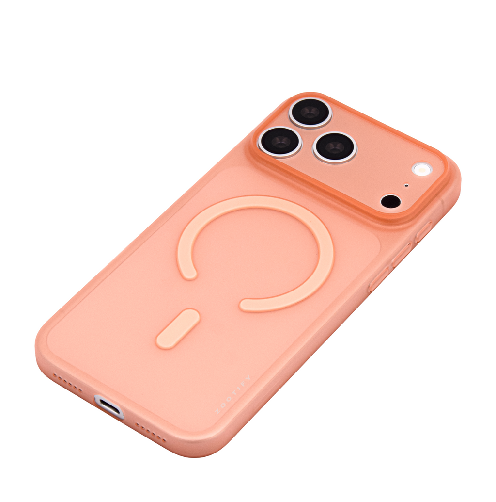 Textura – Orange PaperFeel MagSafe Case Cover for iPhone 17 Pro Max