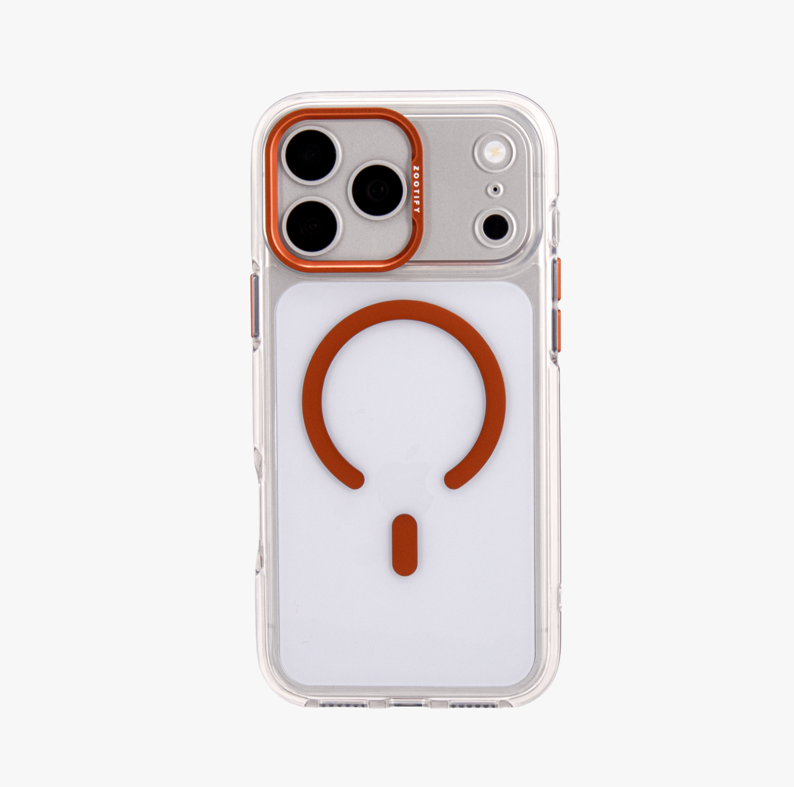Ironclad – Transparent Orange MagSafe Case Cover for iPhone 17 Pro Max
