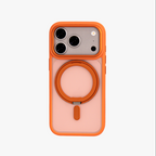 Orbit Grip – Orange O-Stand MagSafe case cover for iPhone 17 pro