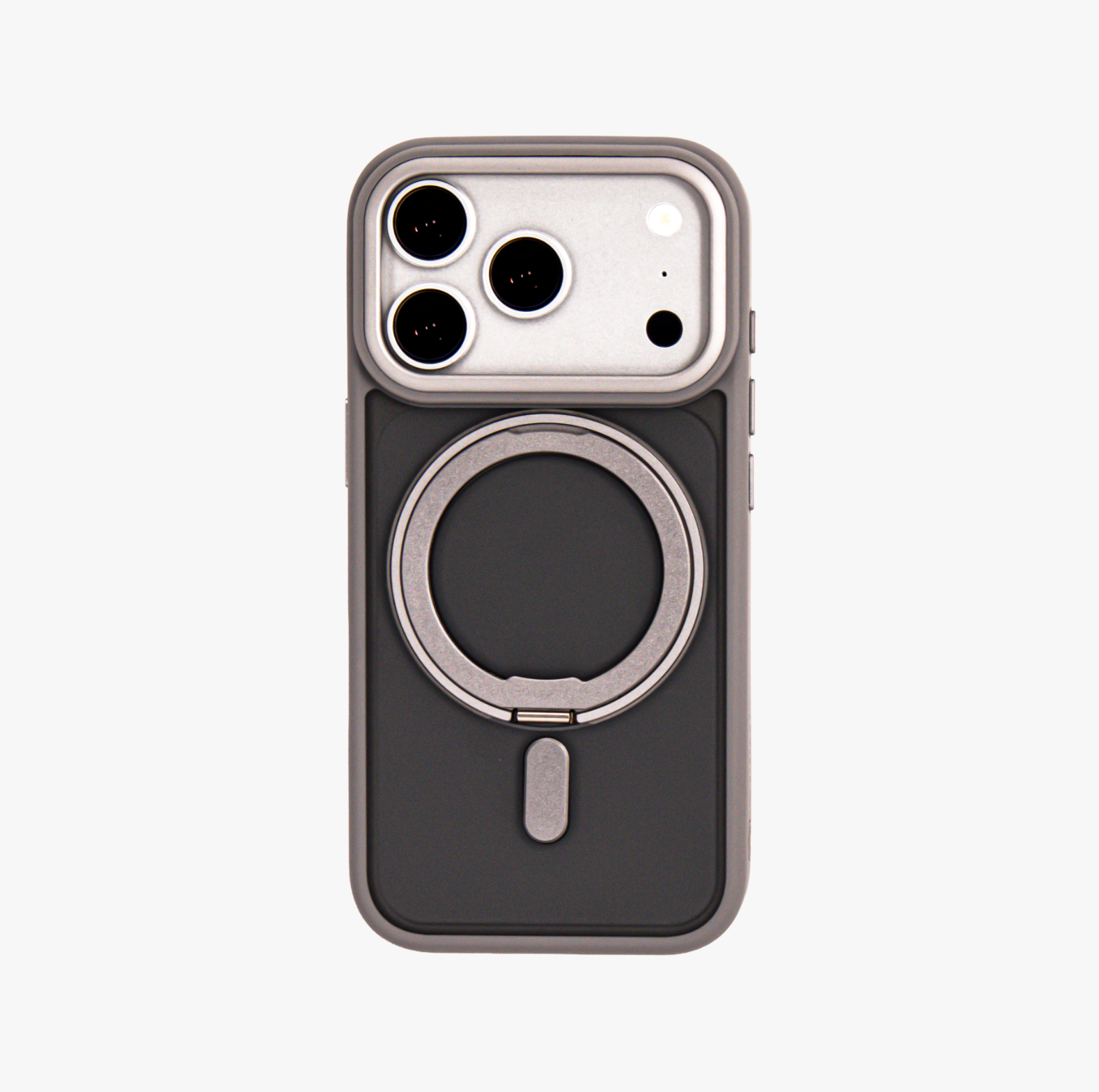 Orbit Grip – Grey O-Stand MagSafe case cover for iPhone 17 pro
