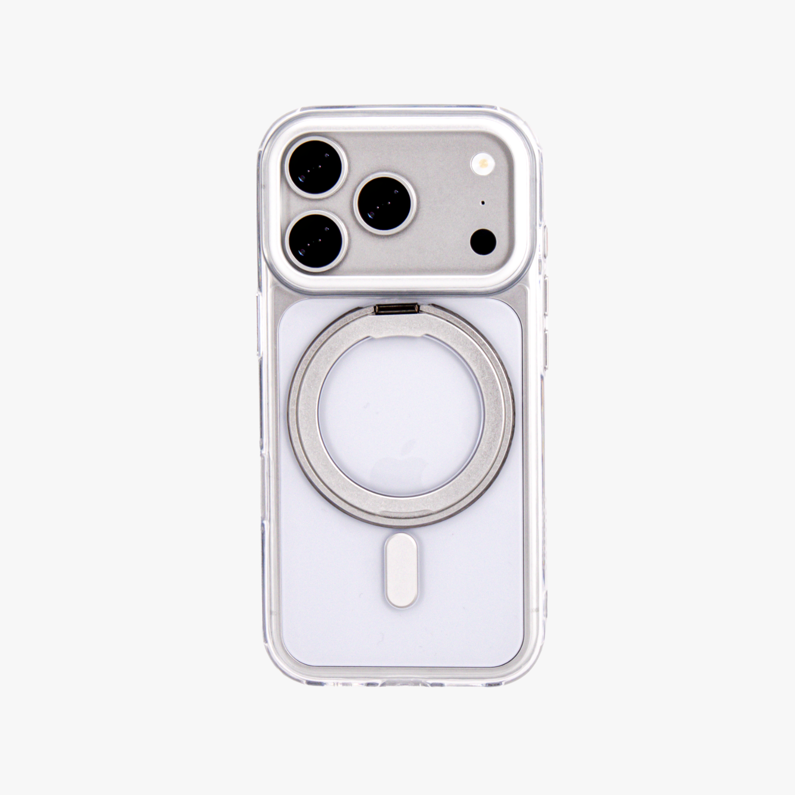 Orbit Grip – Clear transparent O-Stand MagSafe case cover for iPhone 17 pro