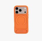 Frostand – Orange Frosted MagSafe Case Cover with Kickstand for iPhone 17 Pro Max